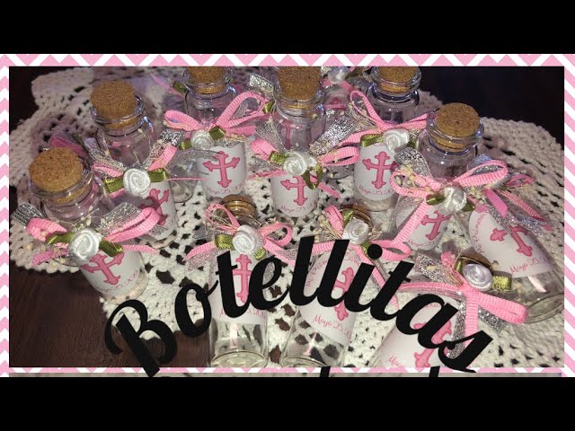 botellas para regalar en comuniones
