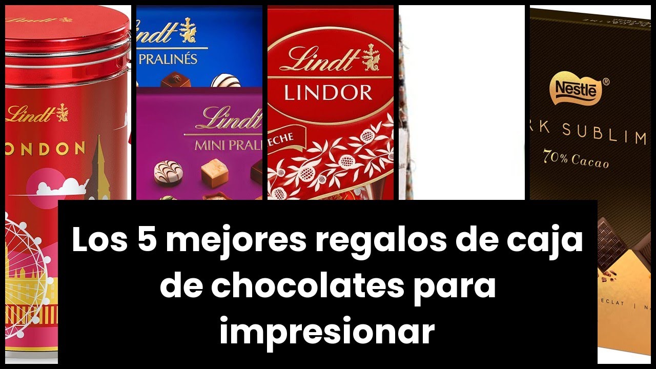 caja con chocolates para regalar