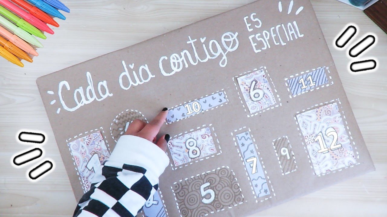calendario de adviento para regalar