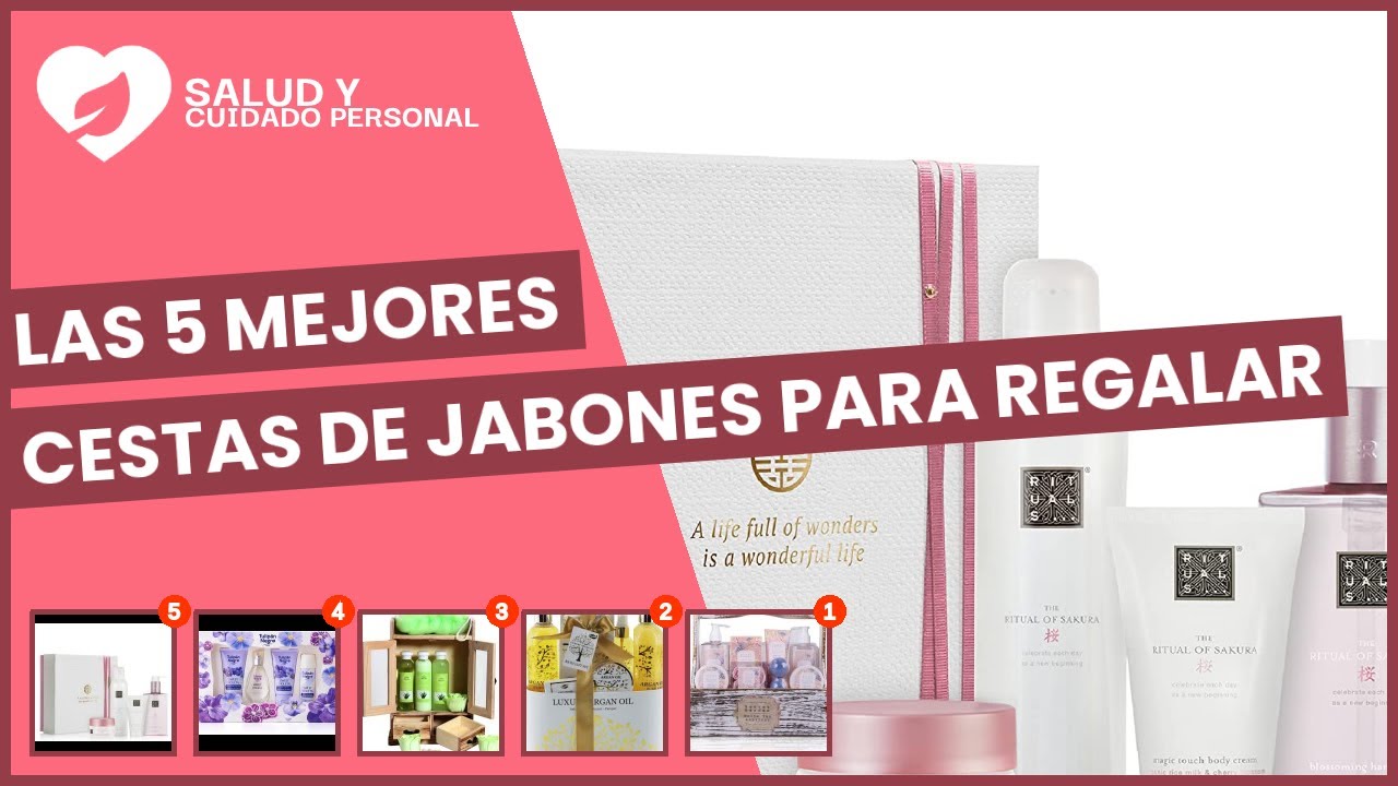 cesta de jabones para regalar