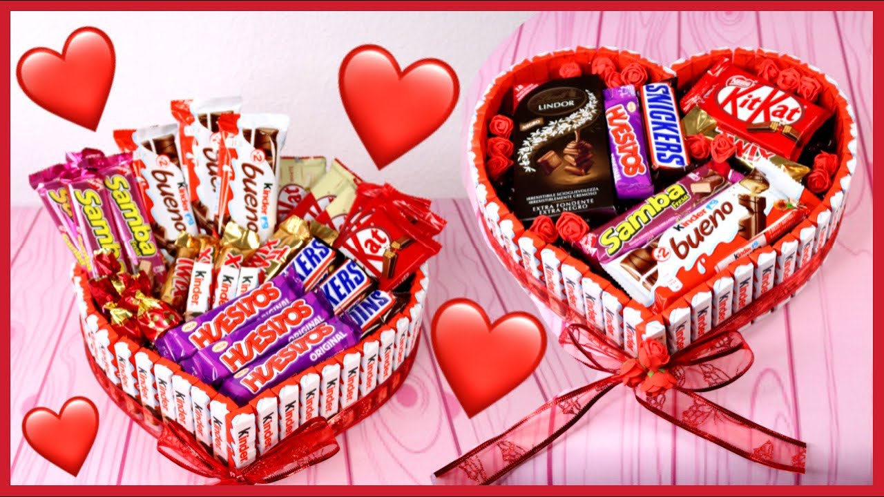 cestas de bombones para regalar
