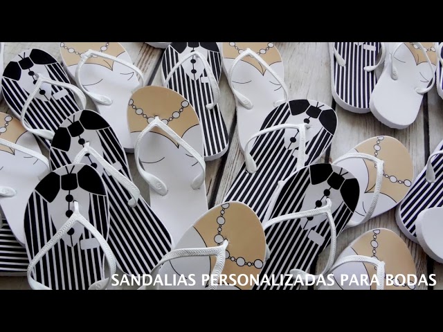 chanclas para regalar en bodas