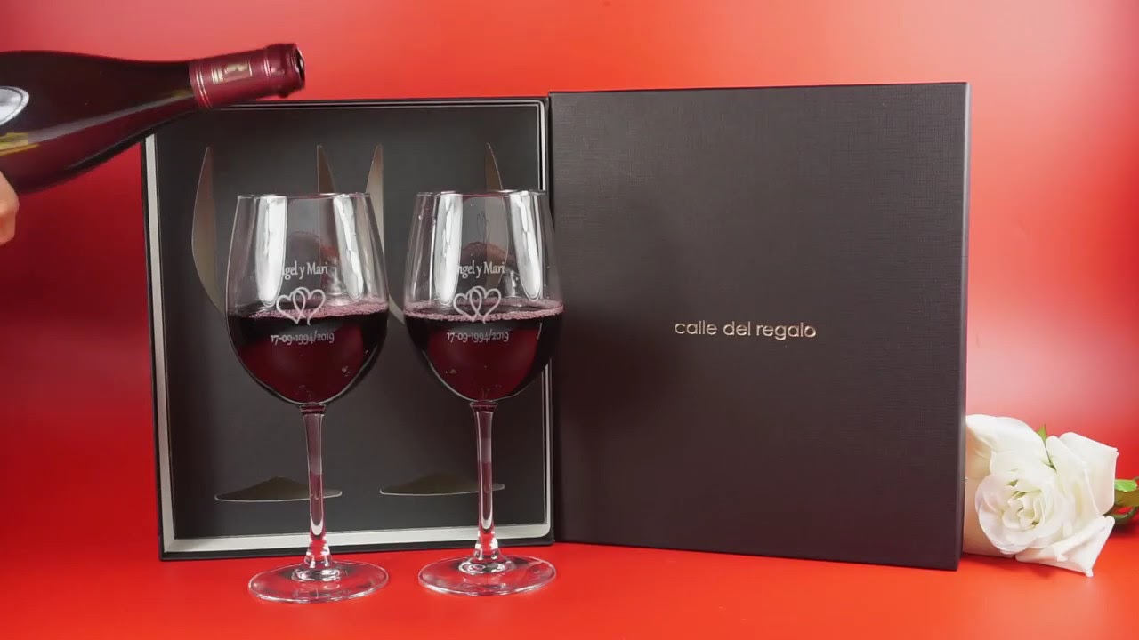 copas de vino grabadas para regalar