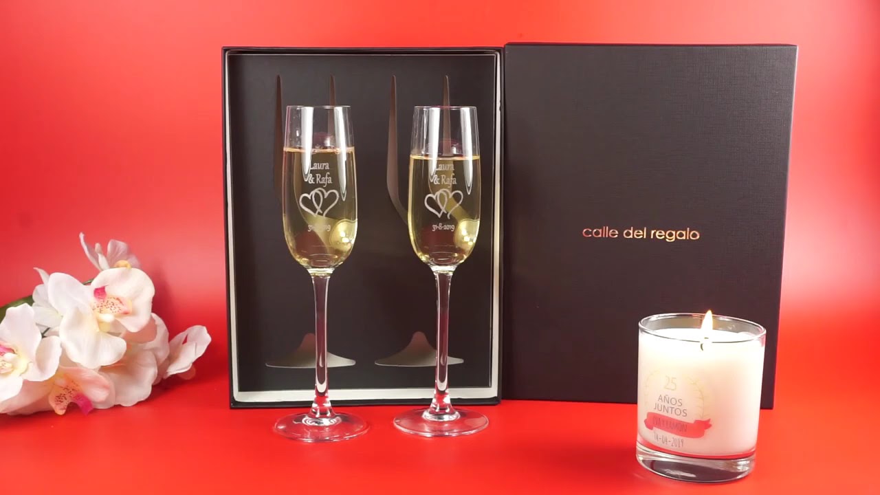 copas grabadas para regalar