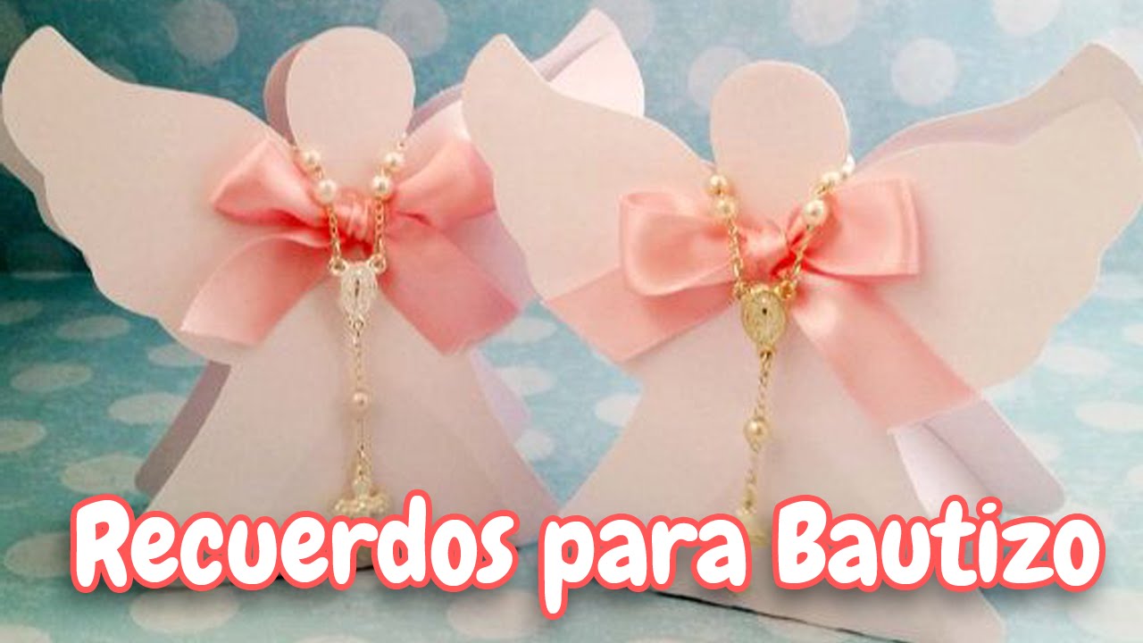 detalles para bautizo niña