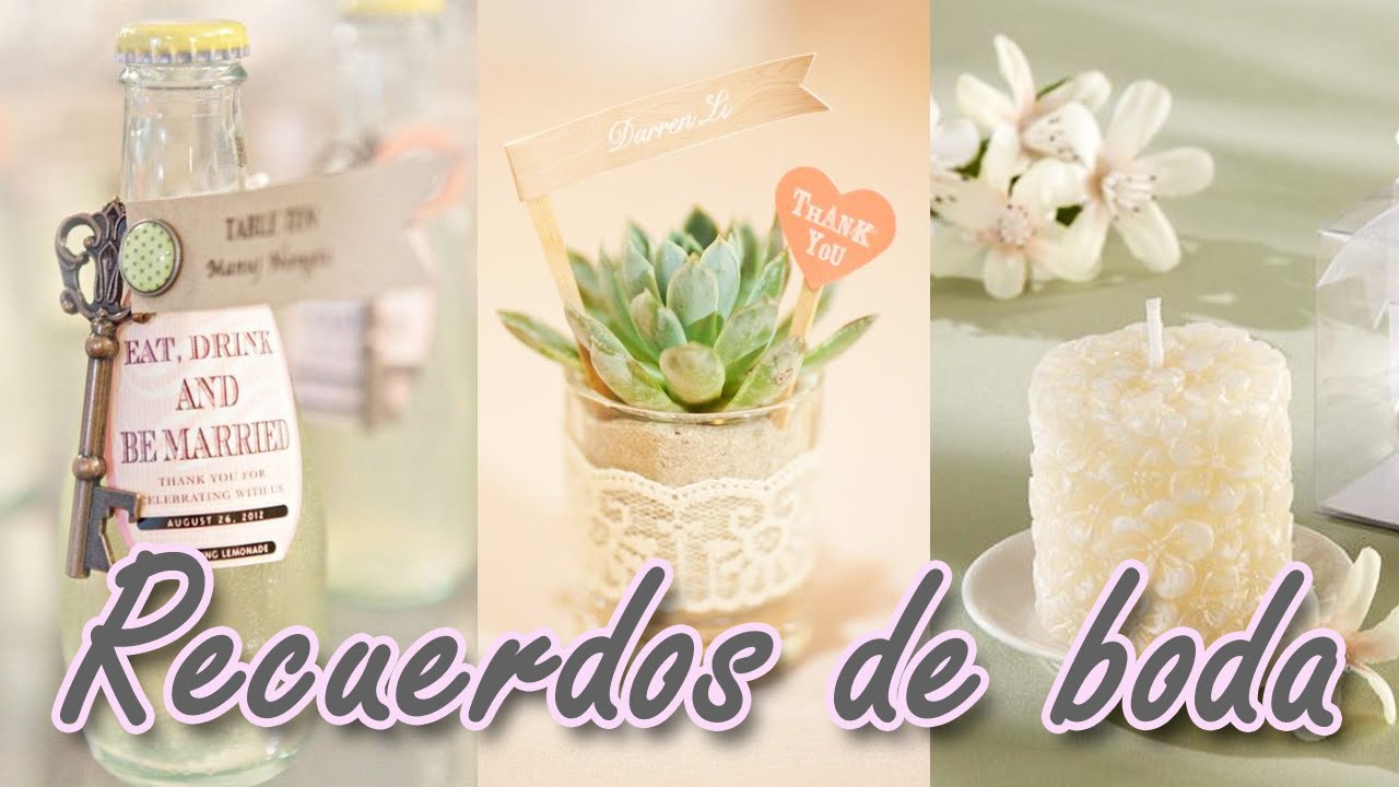 detalles para boda