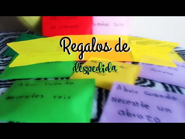 regalos de despedida