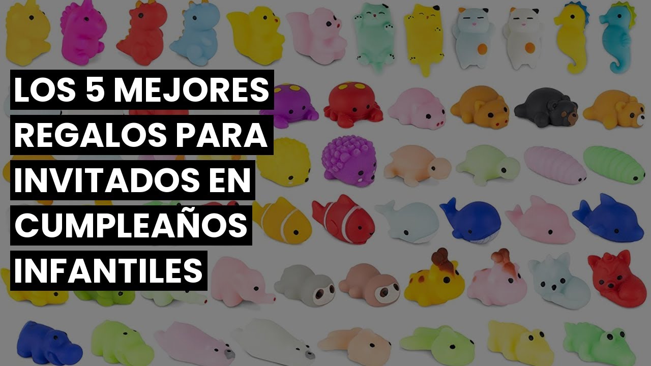 regalos para invitados cumpleaños infantil