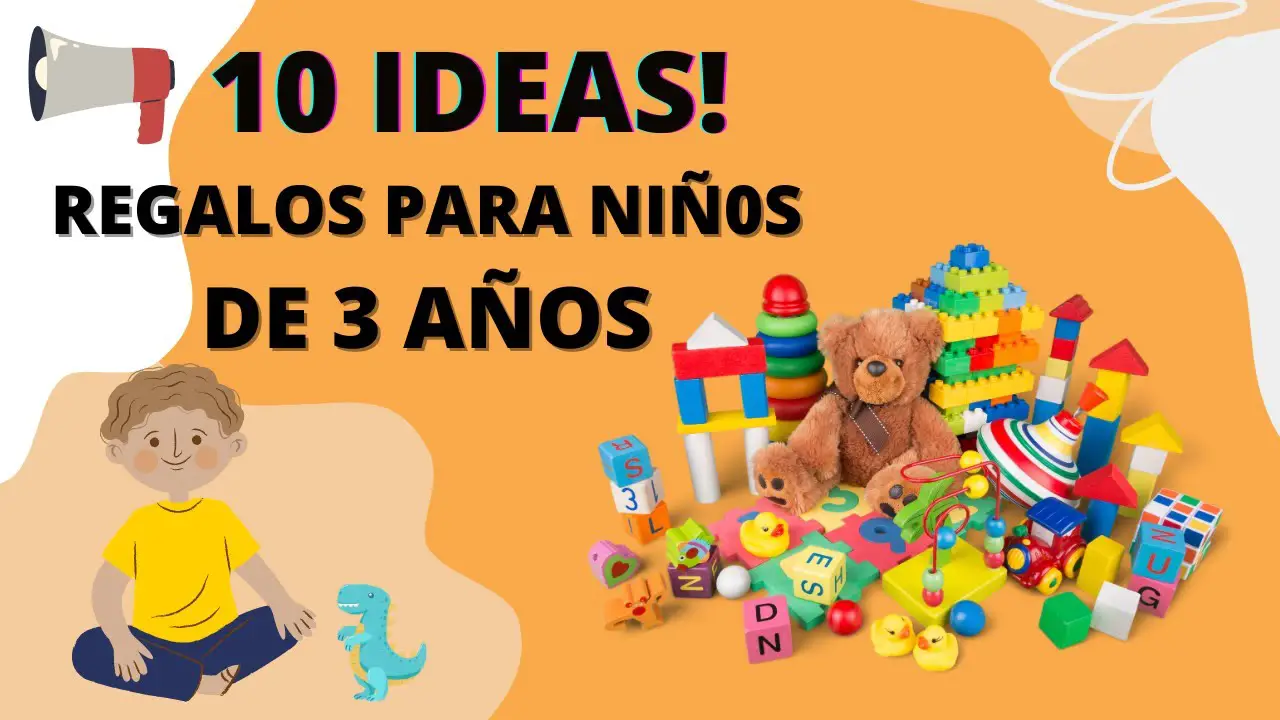 regalos para niños de tres años